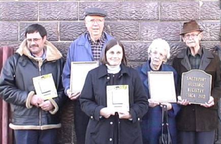 Boys Magazine print shop Historic Plaque ceremony