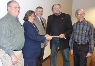SWBLT members review grant from Community Foundation for the Alleghenies